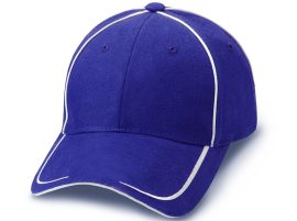 KODY Sports Premium Collier Brushed Cotton Cap - Royal White