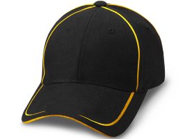 KODY Sports Premium Collier Brushed Cotton Cap - Black Gold