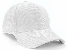 KODY Sports Premium Dynamic Athletic Fitted Mesh Cap - White