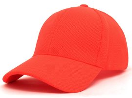 KODY Sports Premium Plain and Sandwich Mesh Cap Designs - Fluro Orange