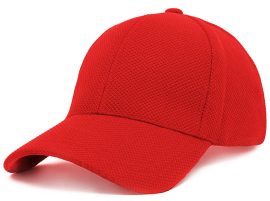 KODY Sports Premium Plain and Sandwich Mesh Cap Designs - Red