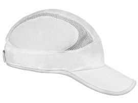 KODY Sports Premium Runner Microfibre/Mesh Cap - White White