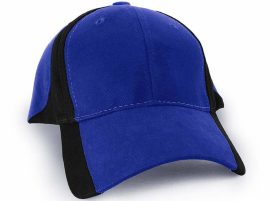 KODY Sports Premium Structured Cap with Pre-Curved Peak and Trim Design - Royal Black