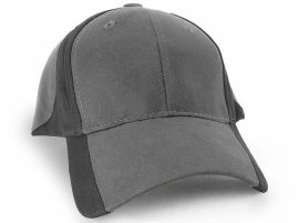 KODY Sports Premium Structured Cap with Pre-Curved Peak and Trim Design - Grey Charcoal