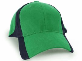 KODY Sports Premium Structured Cap with Pre-Curved Peak and Trim Design - Emerald Navy