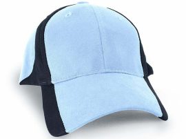 KODY Sports Premium Structured Cap with Pre-Curved Peak and Trim Design - Sky Navy