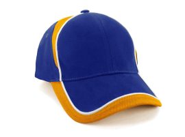 KODY Sports Premium Wickham Brushed Cotton Cap - Royal White Gold