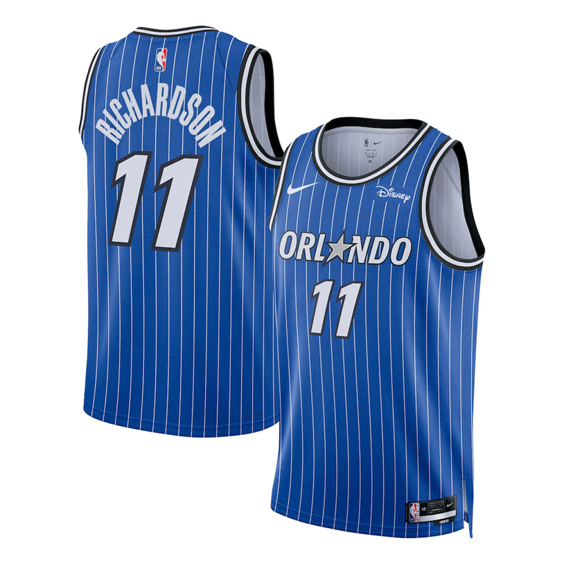 KODYSPORTS Premium Basketball Jase Richardson #11 Orlando Magic Icon Edition Fan Support Team Jersey - Blue