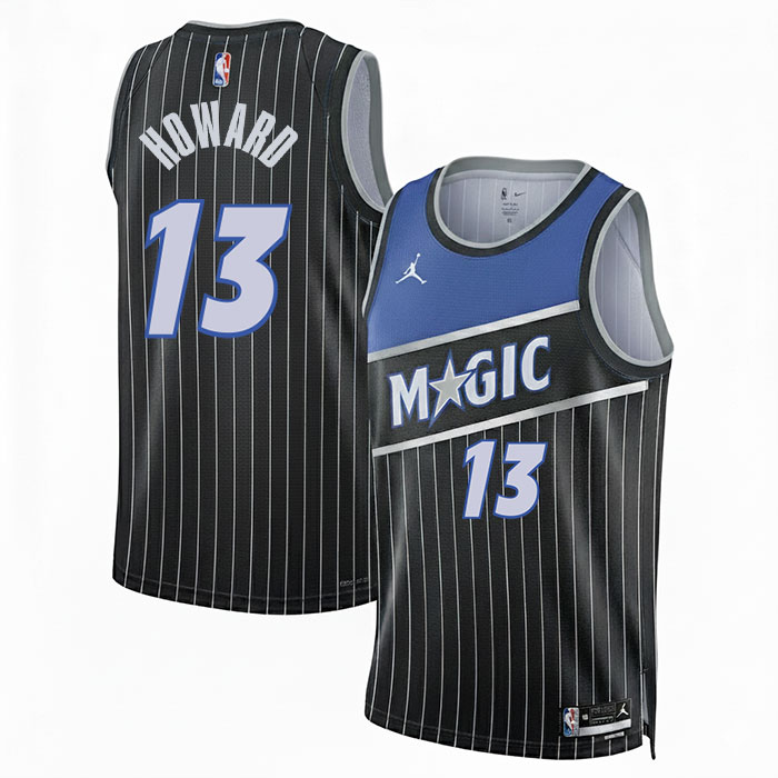 KODYSPORTS Premium Basketball Jett Howard #13 Orlando Magic Statement Edition Fan Support Team Jersey - Black
