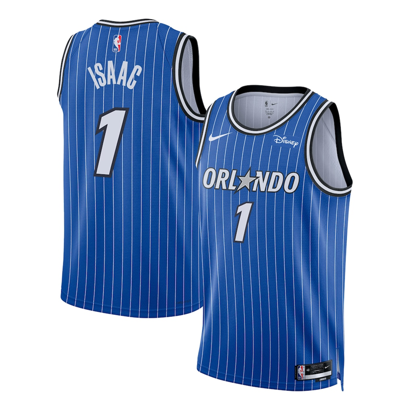 KODYSPORTS Premium Basketball Jonathan Isaac #1 Orlando Magic Icon Edition Fan Support Team Jersey - Blue