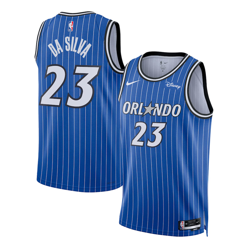 KODYSPORTS Premium Basketball Tristan da Silva #23 Orlando Magic Icon Edition Fan Support Team Jersey - Blue