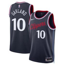 KODYSPORTS Premium Basketball Darius Garland  #10 LA Clippers Icon Edition 2025-26 Fan Support Team Jersey - Navy