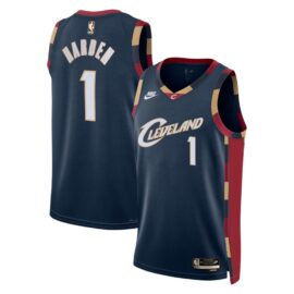 KODYSPORTS Premium Basketball James Harden #1 Cleveland Cavaliers Classic Edition 2025-26 Fan Support Team Jersey - Navy