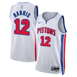 KODYSPORTS Premium Basketball Tobias Harris #12 Detroit Pistons Association Edition 2025-26 Fan Support Team Jersey - White