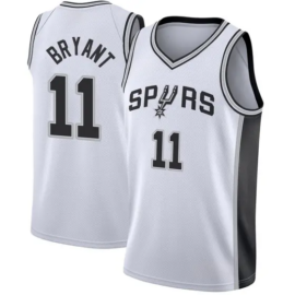 KODYSPORTS Premium Basketball Carter Bryant #11 San Antonio Spurs Association Edition Fan Support Team Jersey - White
