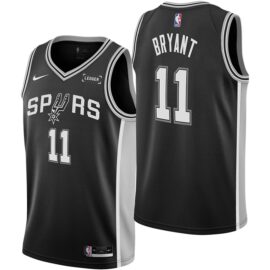 KODYSPORTS Premium Basketball Carter Bryant #11 San Antonio Spurs Icon Edition Fan Support Team Jersey - Black