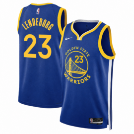KODYSPORTS Premium Basketball Yaxel Lendeborg #23 Golden State Warriors Icon Edition Fan Support Team Jersey - Royal