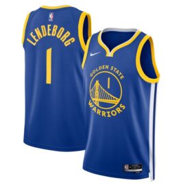 KODYSPORTS Premium Basketball Yaxel Lendeborg #1 Golden State Warriors Icon Edition Fan Support Team Jersey - Royal