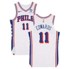KODYSPORTS Premium Basketball Justin Edwards #11 Philadelphia 76ers Association Edition Fan Support Team Jersey - White