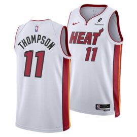 KODYSPORTS Premium Basketball Klay Thompson #11 Miami Heat Association Edition Fan Support Team Jersey - White
