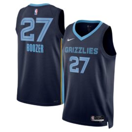KODYSPORTS Premium Basketball Cameron Boozer #27 Memphis Grizzlies Icon Edition Fan Support Team Jersey - Navy