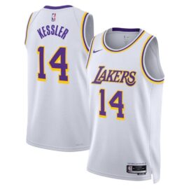 KODYSPORTS Premium Basketball Walker Kessler #14 Los Angeles Lakers Association Edition Fan Support Team Jersey - White