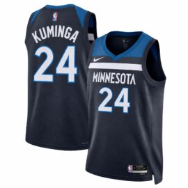 KODYSPORTS Premium Basketball Kuminga #24 Philadelphia 76ers Icon Edition Fan Support Team Jersey - Navy